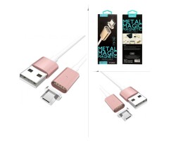 Adatkábel és töltő mágneses Earldom, micro USB